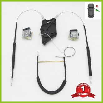 Voor Vw Polo Vento Auto-Styling Elektrische Raam Regulator Reparatie kit Rechtervoorkant