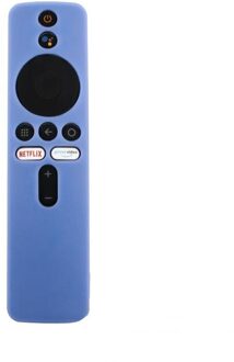 Voor Xiaomi Mi Box S/4X Mi Afstandsbediening Tv Stick Cover Siliconen Afstandsbediening Case Perfecte Match Te grip En Installeren Luminous blauw