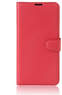 Voor Xiaomi Mi Max 2 Case Hight Flip Lederen Telefoon Case Voor Xiaomi Mi Max 2 Boek Stijl Stand cover Voor Xiaomi Max 2 rood