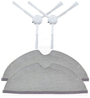 Voor Xiaomi Mijia 1C 2C 1T Mi Robot Vacuüm-Mop STYTJ01ZHM Dreame F9 Roller Borstel Hepa Filter Mop robot Stofzuiger Onderdelen geel