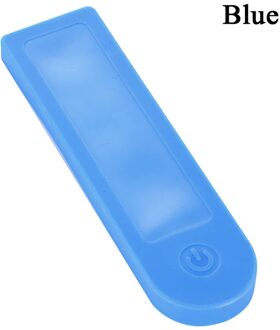 Voor Xiaomi Mijia M365 Pro Siliconen Waterdichte Dashboard Cover Panel Elektrische Scooter Centrale Controle Zachte Bescherming Mouw blauw