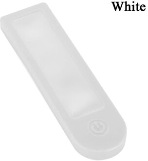Voor Xiaomi Mijia M365 Pro Siliconen Waterdichte Dashboard Cover Panel Elektrische Scooter Centrale Controle Zachte Bescherming Mouw wit