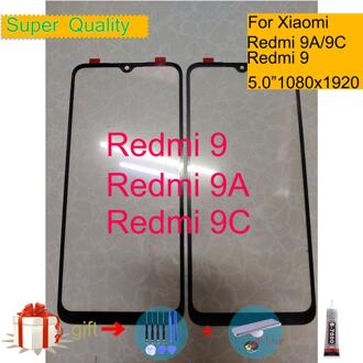 Voor Xiaomi Redmi 9 9A 9C Touch Screen Panel Voor Outer Glas Lens Voor Redmi 9A Voor Glas Touch Screen vervanging Redmi 9C nee Gift