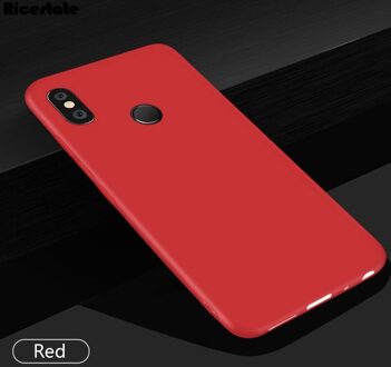 Voor Xiaomi Redmi S2 Case Soft Silicone Back Cover Telefoon Geval Xiaomi Redmi S2 S 2 Shockproof TPU Cover 5.99 inch Rood
