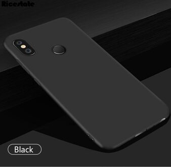 Voor Xiaomi Redmi S2 Case Soft Silicone Back Cover Telefoon Geval Xiaomi Redmi S2 S 2 Shockproof TPU Cover 5.99 inch zwart