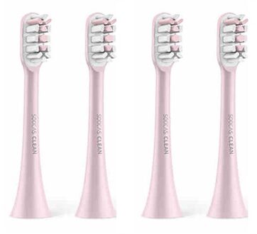 Voor Xiaomi Soocas X3 X1 X5 Replament Tandenborstel Hoofd Originele Sonische Elektrische Tandenborstel Hoofd 2 Stuks En 3 Kleuren 2 sets roze