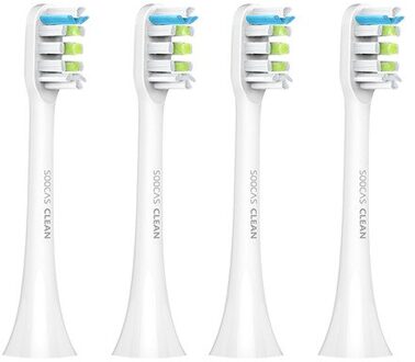 Voor Xiaomi Soocas X3 X1 X5 Replament Tandenborstel Hoofd Originele Sonische Elektrische Tandenborstel Hoofd 2 Stuks En 3 Kleuren 2 sets wit