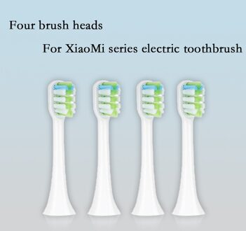 Voor Xiaomi Soocas X3U/X1 / X3 / X5 Elektrische Tandenborstels, soocas X3 X1 X5 Elektrische Tandenborstel Dupont Bristle Verzegelde Verpakt 4hoofd wit