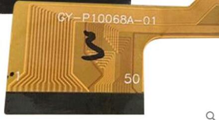 Voor XLD-1009-V0 XLD1009-V0/ GY-P10068A-01/02 XLD1017-V0/Xld 1017-V0/CX18D-085 Tablet Digitizer Touch Screen grijs-P10068A-01 wit