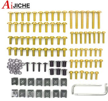 Voor Yamaha MT-01 MT-03 MT-07 FZ-07 MT-09 FZ-09 MT09 07 Tracer MT-10 MT-25 Motorcycle Custom Kuip Schroef Bolt Voorruit Schroeven goud
