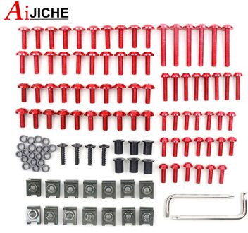Voor Yamaha MT-01 MT-03 MT-07 FZ-07 MT-09 FZ-09 MT09 07 Tracer MT-10 MT-25 Motorcycle Custom Kuip Schroef Bolt Voorruit Schroeven rood