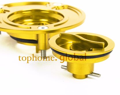 Voor Yamaha MT07 FZ07 MT09 FZ09 CNC Brandstof Gas Tank Cap Cover Aluminium Keyless goud