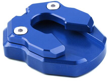 Voor Yamaha Nmax155 & Xmax 300 Kickstand Voet Side Stand Extension Enlarger Pad Kick Stands ondersteuning Plaat Cnc Blauw