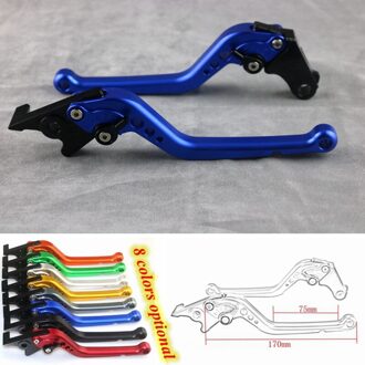 Voor YAMAHA R25 R3 MT03 Stijl Aluminium CNC Verstelbare Motorfiets Rem Koppelingshendel oranje