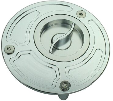 Voor Yamaha Xjr 1300 Racer 2004 Motorcycle Gas Cap Tank Brandstof Cover Motorbike Brandstof Cover Voor FJ-09 MT-09 tracer - zilver