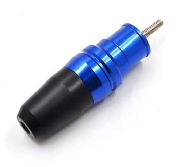 Voor Yamaha Yzf R25 Yzf R3 MT25 MT03 Motorcycle Cnc Accessoires Falling Bescherming Uitlaat Slider Crash Pad slider blauw