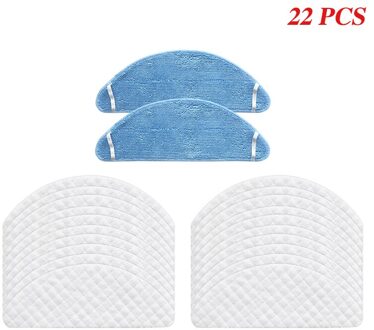 Voor Yeedi K650 Robot Stofzuiger Microfiber Mop Doek Wegwerp Mop Doek Vervanging Accessoires Onderdelen 27.5*10Cm 22stk