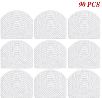 Voor Yeedi K650 Robot Stofzuiger Microfiber Mop Doek Wegwerp Mop Doek Vervanging Accessoires Onderdelen 27.5*10Cm 90stk