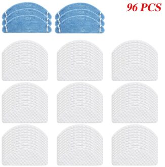 Voor Yeedi K650 Robot Stofzuiger Microfiber Mop Doek Wegwerp Mop Doek Vervanging Accessoires Onderdelen 27.5*10Cm 96stk