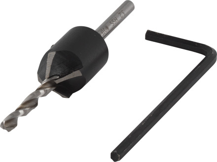 Voorboor met verzinkboor kwaliteit hss OP=OP