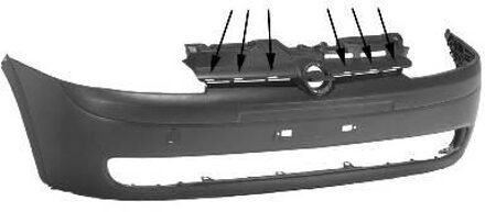 Voorbumper 03>04 Zwart 3777577