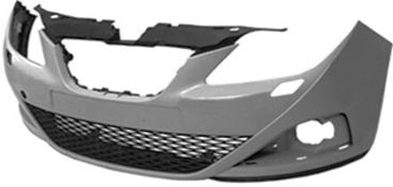 VOORBUMPER IN PRIMER met KOPLAMPSPROEIER-GATEN +Midden GRILL 4919575