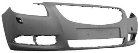 VOORBUMPER met KOPLAMPSPROEIER-GATEN zonder PDC-GATEN 3850576