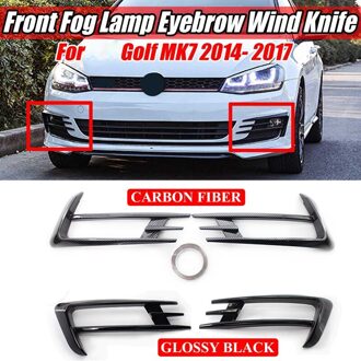 Voorbumper Mistlamp Roosters Mistlamp Wenkbrauwen Cover Trim Voor Golf 7 MK7