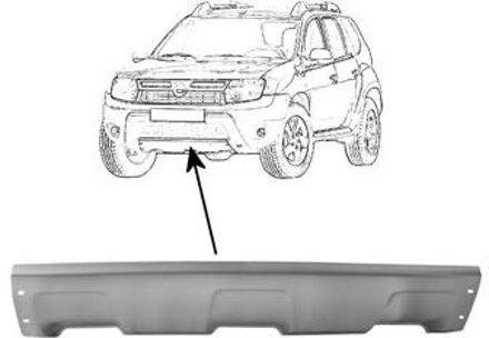 VOORBUMPERPLAAT ONDER Silver