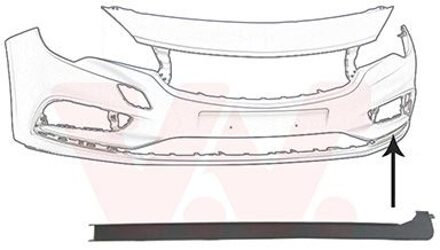 Voorbumpersierlijst L. 3810581