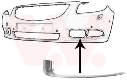 Voorbumpersierlijst L. 3850581