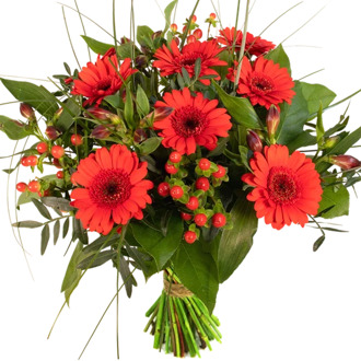 Voordeel boeket rood