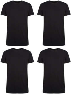 Voordeelbundel: T-Shirts Ruben ronde hals (4-pack) - Zwart