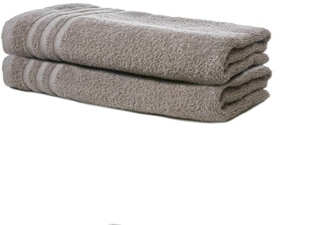 VOORDEELPACK Badlakens - Katoen - 70x140 Cm - Dekbed-Discounter.nl Taupe
