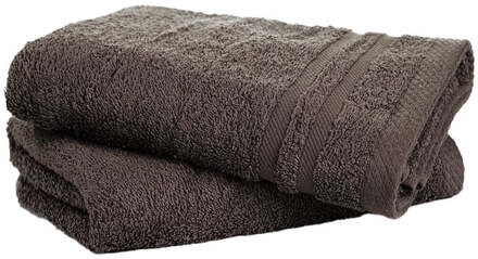 VOORDEELPACK Handdoeken - Katoen - 50x100 Cm - Dekbed-Discounter.nl Taupe
