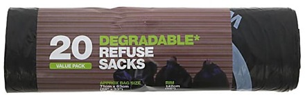Voordeelpak van 20 Afbreekbare Vuilniszakken