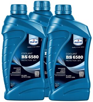 Voordeelpakket Eurol Koelvloeistof BS 6580 -36°C 3 x 1L E5041051L3X