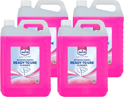 Voordeelpakket Eurol Ruitenwisservloeistof Zomer 4 x 5L E5012704X