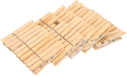 Voordeelset 200x houten wasknijpers 7,2 cm