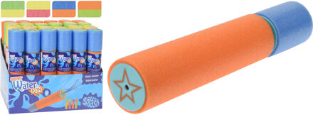 Voordeelset 6 stuks speelgoed waterpistool van foam 20 cm - Foam waterspuiters