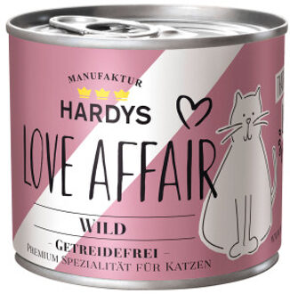 Voordeelverpakking 24x200g Wild Hardys LOVE AFFAIR natvoer voor katten