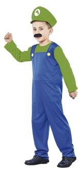 Voordelig groen loodgieters kostuum voor jongens - T-02 (M) Multikleur