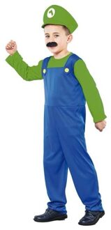 Voordelig Loodgieter kostuum kids groen 130-140 (10-12 jaar) - Carnavalskostuums Multikleur