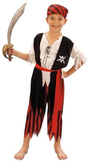 Voordelig piraten carnaval verkleedkleding pak/kostuum - voor kinderen