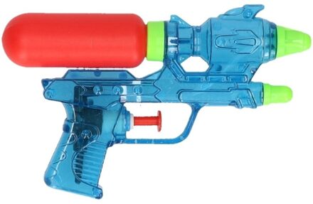 Voordelig waterpistool blauw 18 cm - Waterpistolen