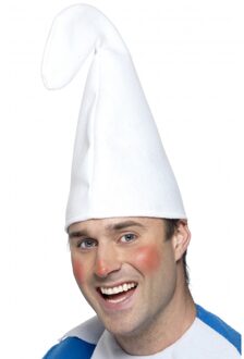 Voordelige kaboutermuts in het wit - 6x stuks - voor volwassenen - dwergen muts