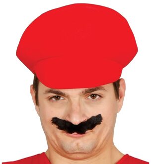 Voordelige rode loodgieters pet voor volwassenen