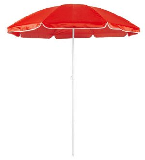 Voordelige strandparasol rood 150 cm diameter - Parasols