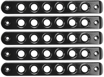 Voordeur & Back Deur Aluminium Grab Handle Cover Voor 2007 - Jeep Wrangler Jk & Unlimited 2 Deur 4 Deur Accessoires zwart 5 stk