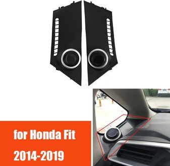 Voordeur Tweeter Speaker Cover Treble Audio Luidspreker Deksel Hoorn Shell Decoratie Voor Honda Fit